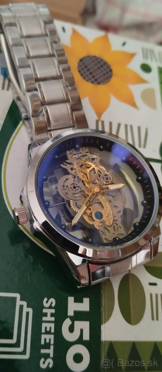 luxusní hodinky SEWOR SKELETON - 5
