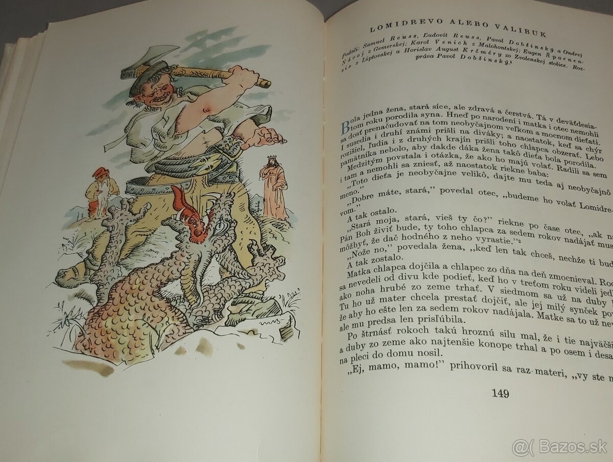 PROSTONÁRODNÉ SLOVENSKÉ POVESTI - vydanie z roku 1958 - 5