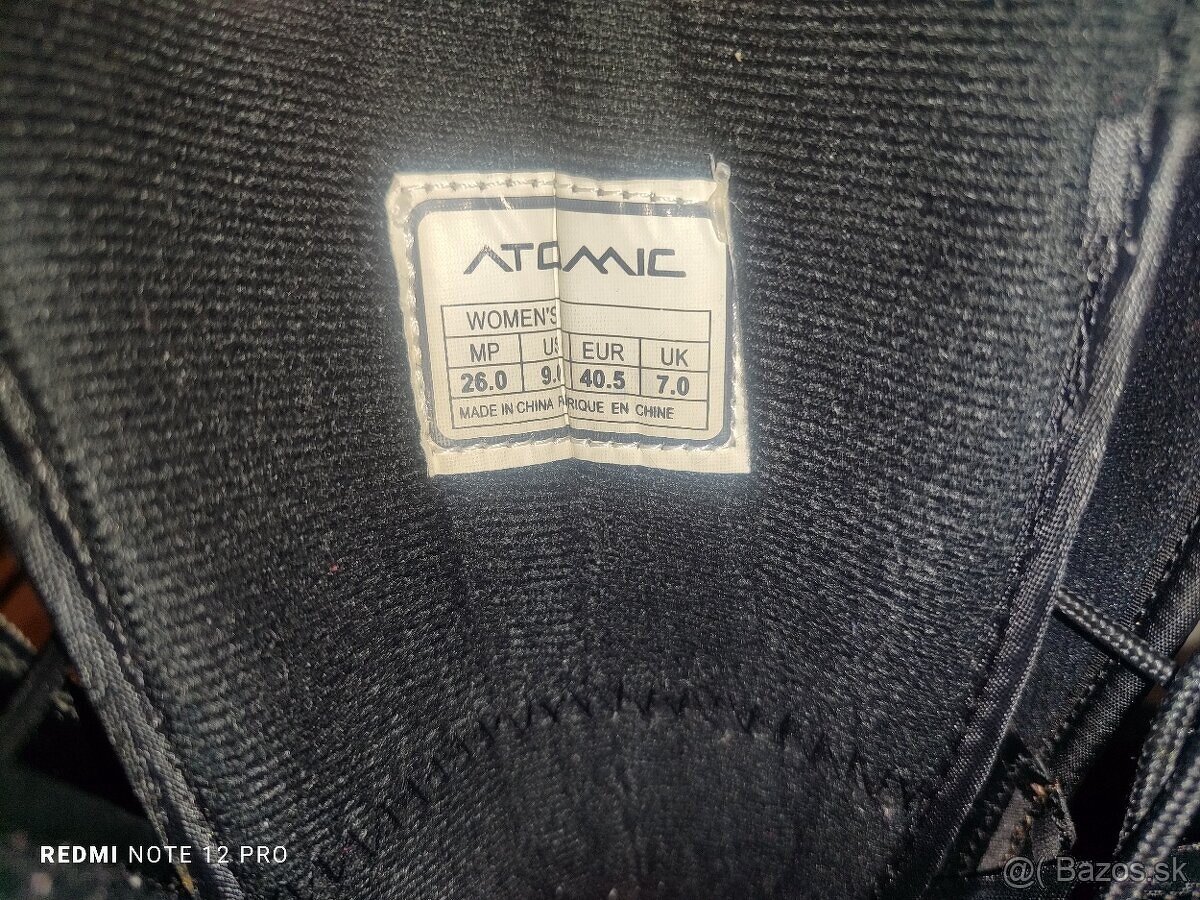 Snowboardové topánky Atomic , veľkosť 40.5 - 5