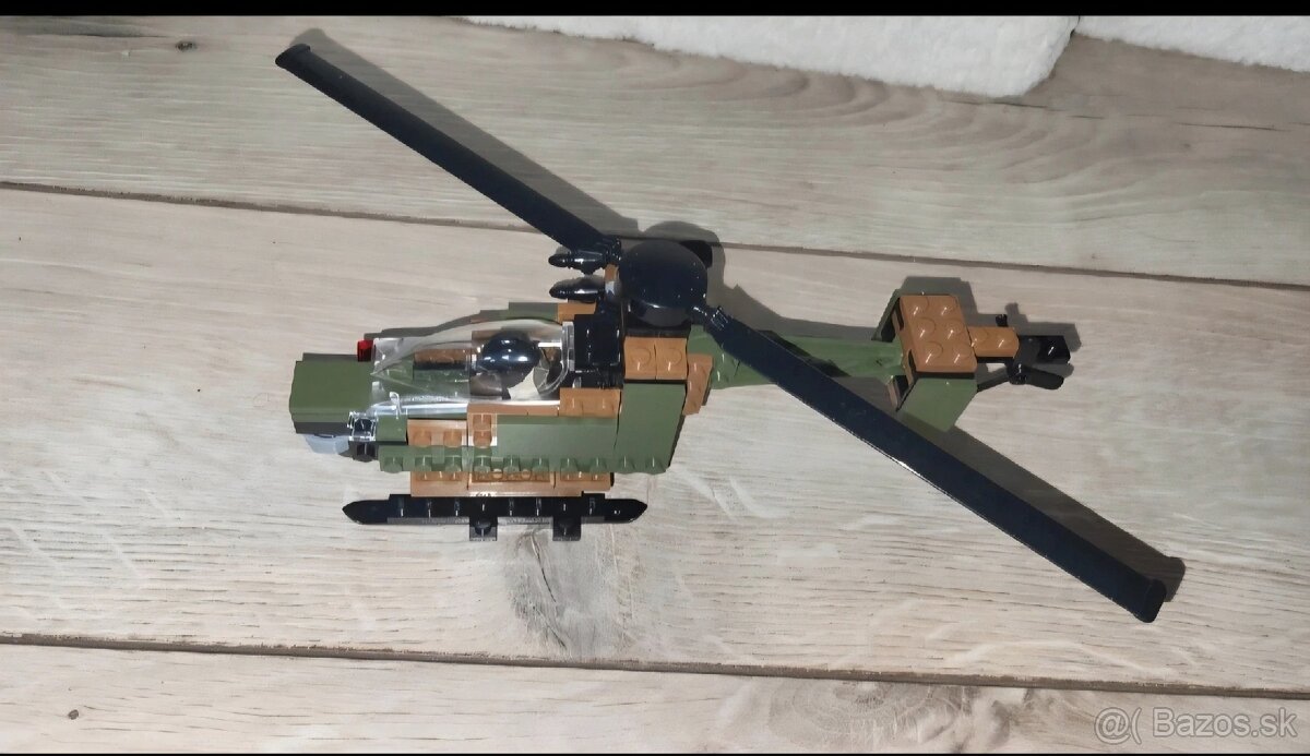 Lego helikoptéra a auto - 5