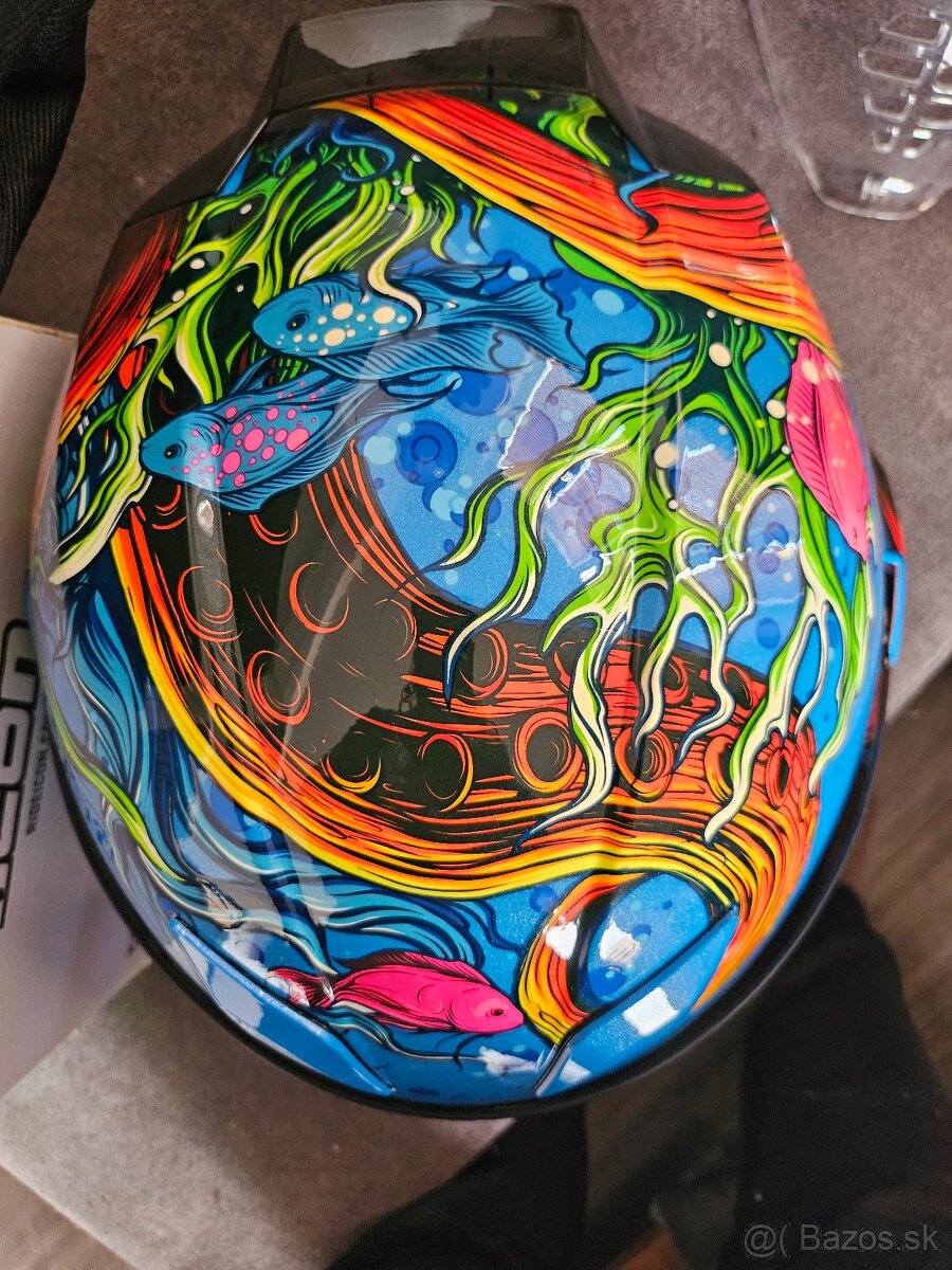 Nová helma Airflite inky- Blue - 5