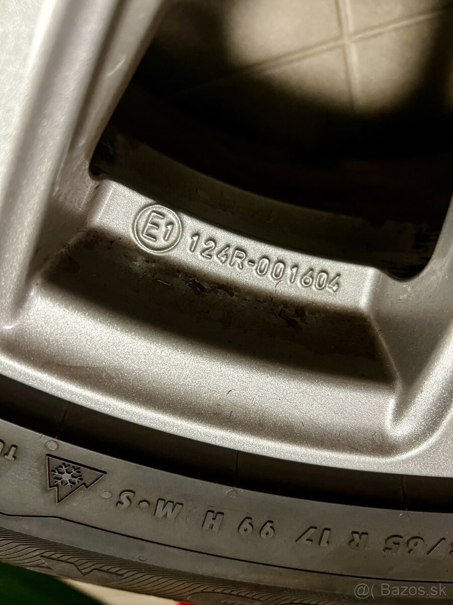 Zimné pneu s alu diskami 215/65/R17 99H aj so snímačmi tlaku - 5