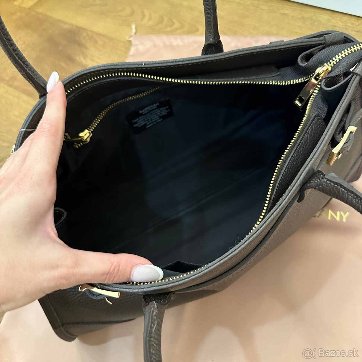 Kožená talianska kabelka nová - 5