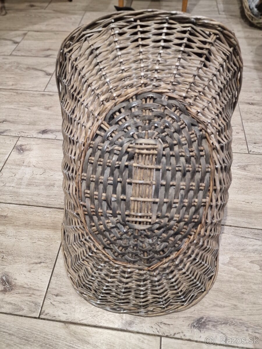 Prúteny kôš na drevo - 5