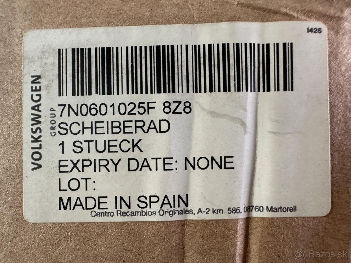 original kolesa vw r18 5x112 sharan toulon - 5