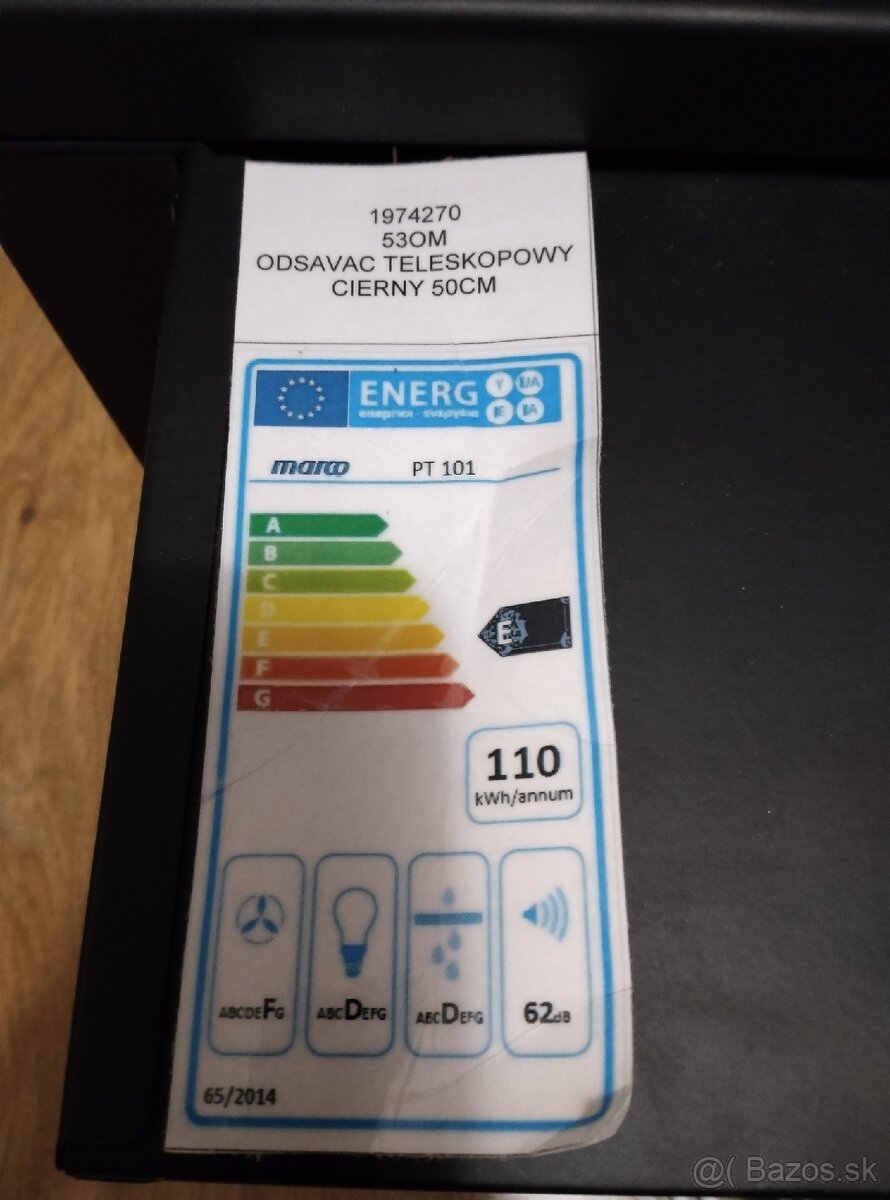 Predám teleskopický digestor MARCO s LED osvetlením. - 5