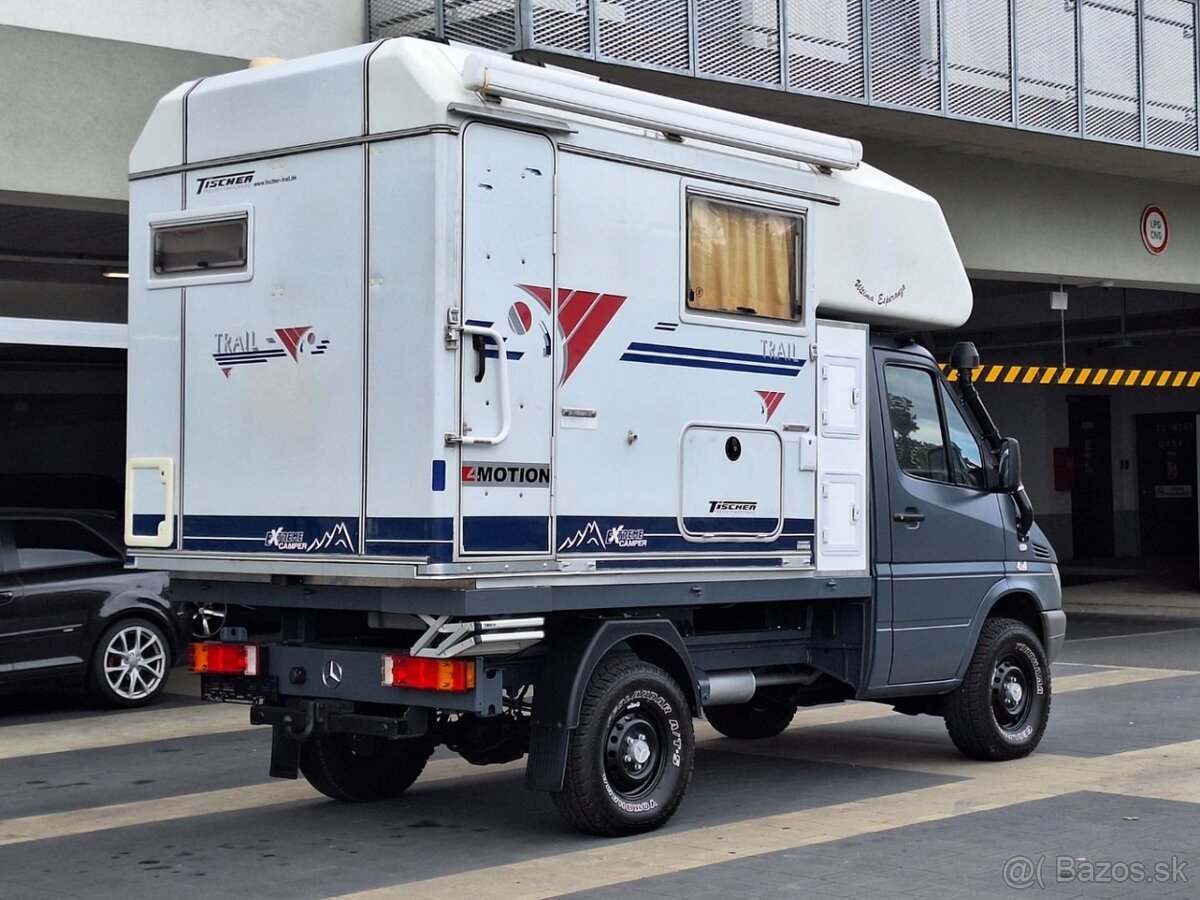 MERCEDES SPRINTER 316 4X4 2,7TD valník + bytná nástavba