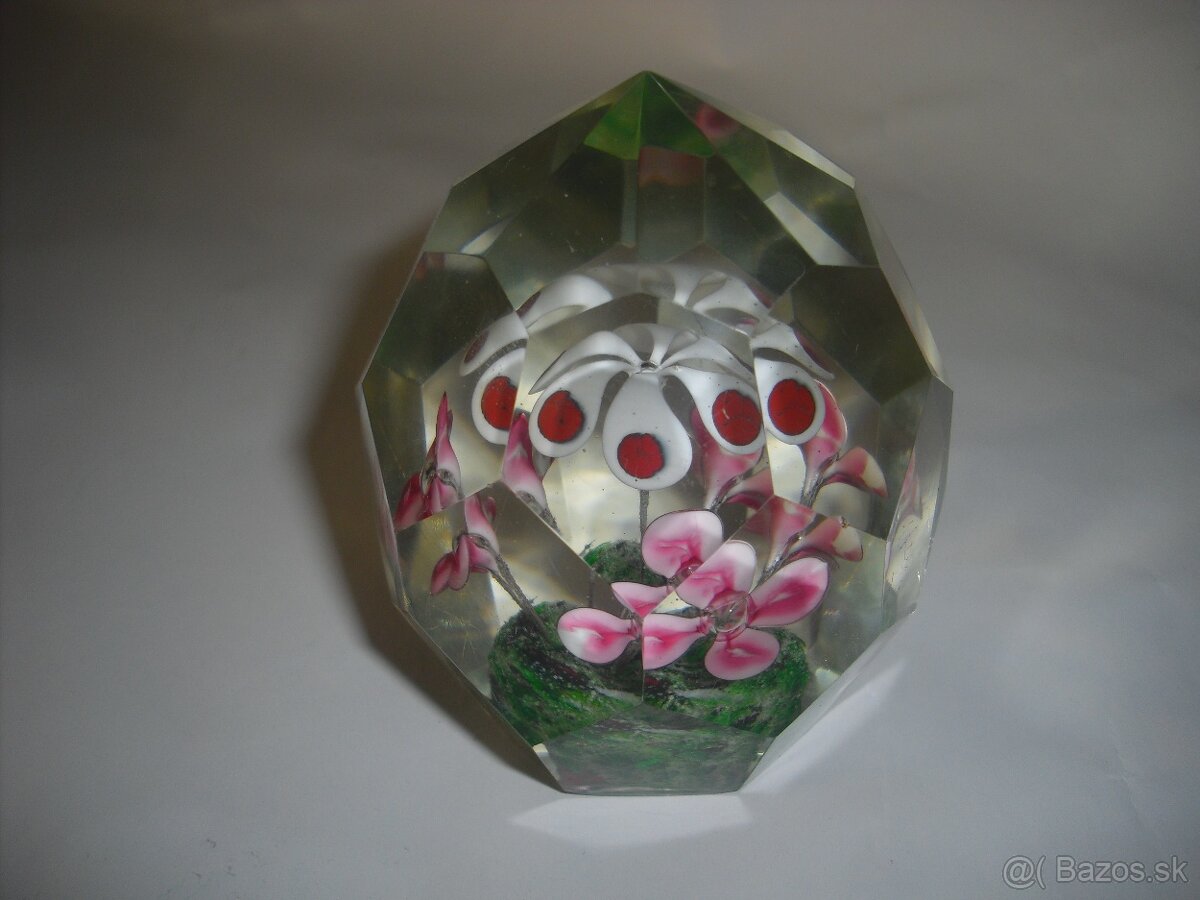 predam starozitne brusene sklenene tazitko 1900 3 ks - 5