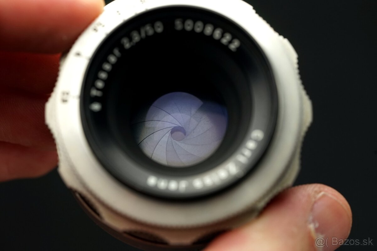 Objektiv Carl Zeiss Tessar 50mm f2,8 mini M42 - 5