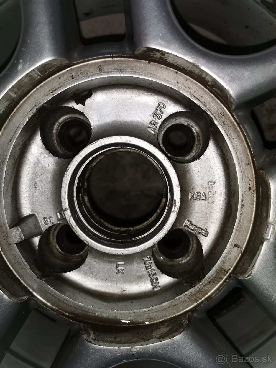 MANGELS Alu disky 4x100 R15 - 5