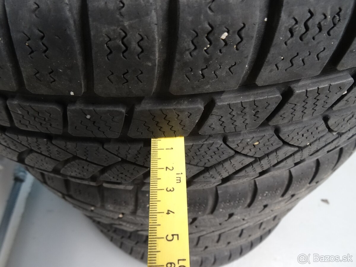 Plechové disky R15 - 4x114,3 + zimné pneumatiky 195/65 R15 - 5