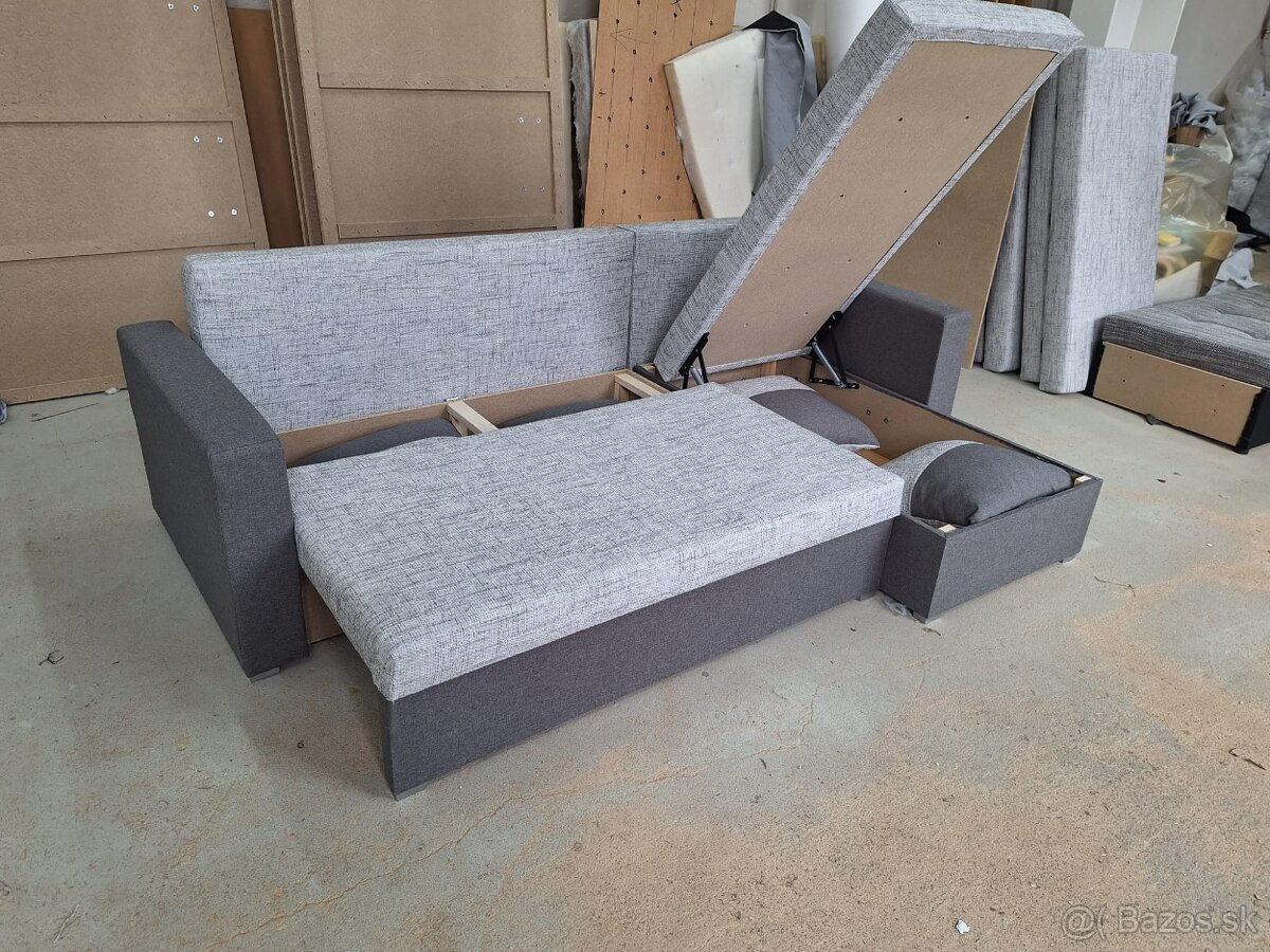 Nová rohová sedacia súprava - Hugo. Dovoz celá SR - 5