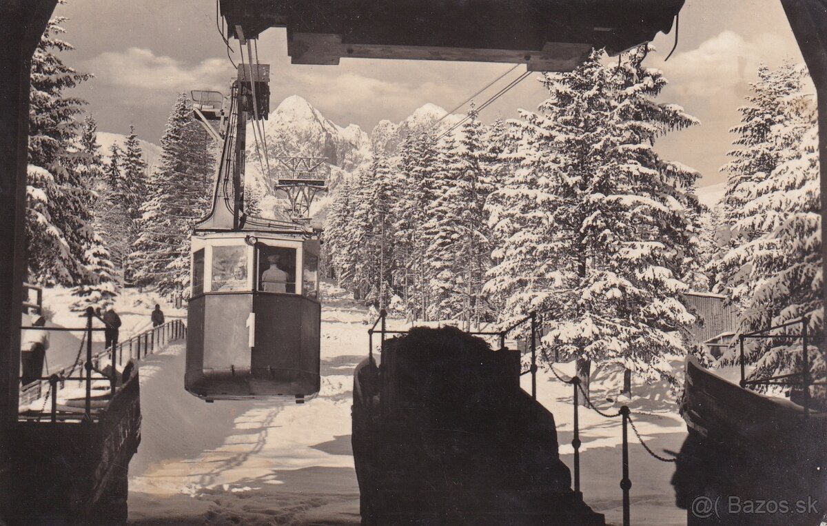 Staré pohľadnice Vysoké Tatry, lanovka - 5