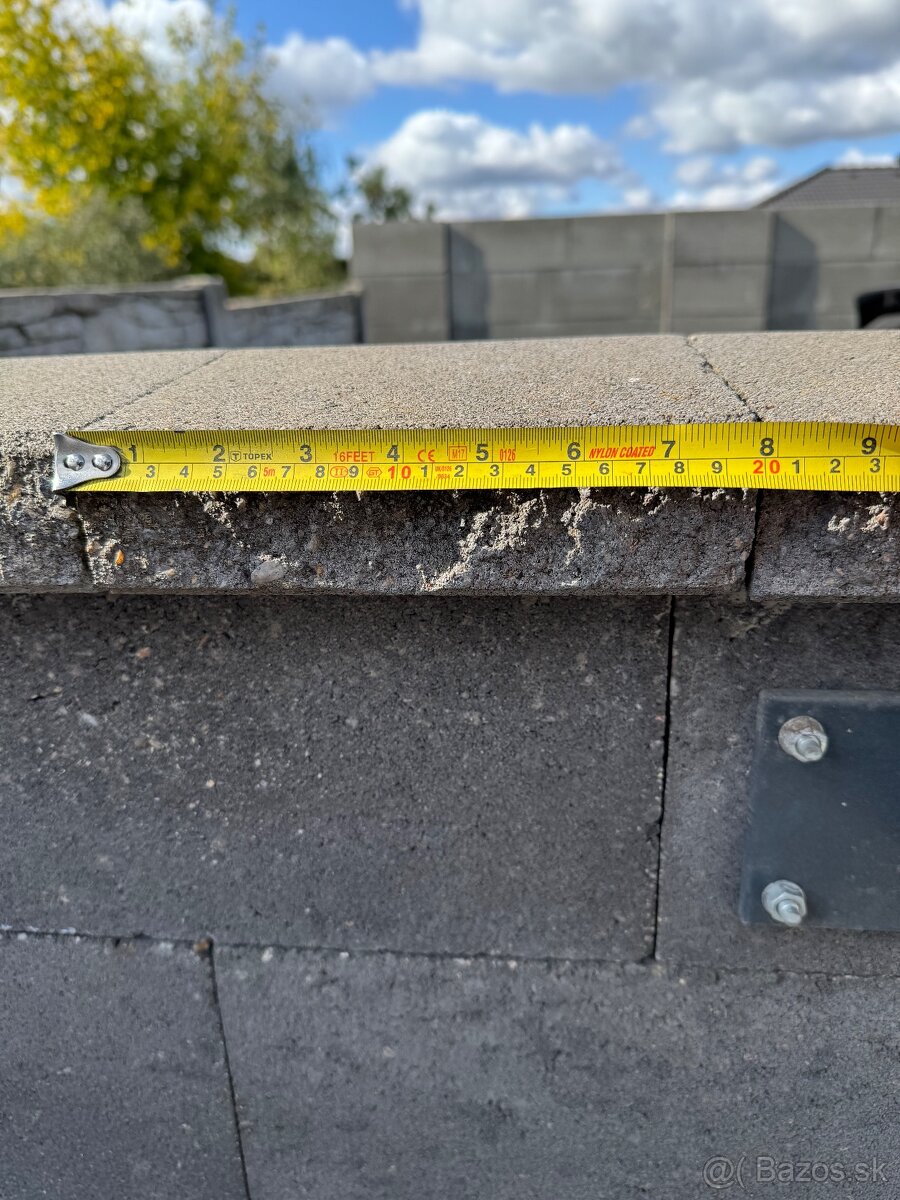 Striešky na plot ABW antracit - 5