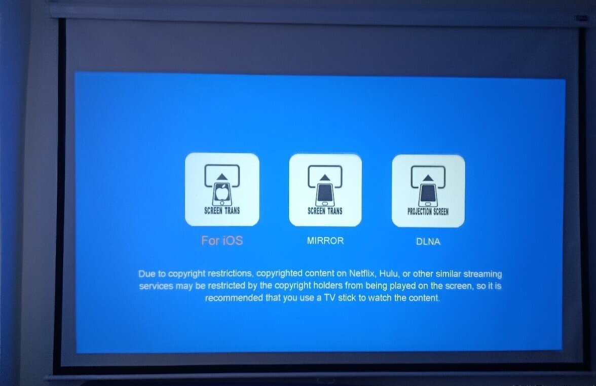 Wifi LED projektor TEON so 4K podporou - 5