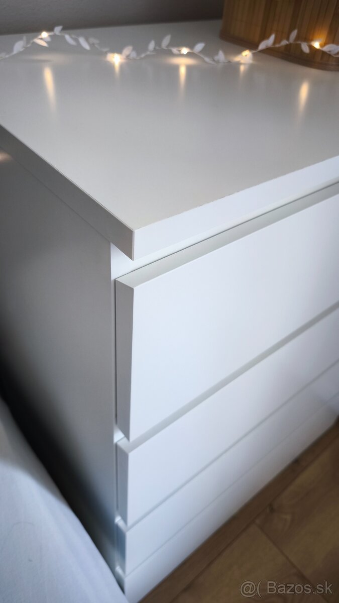 2x komoda Malm Ikea biela - 5