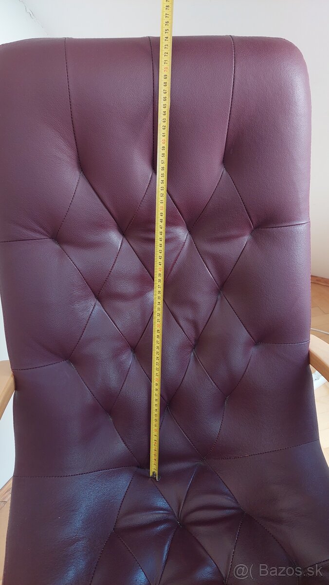 Kancelárske kožené kreslo - 5