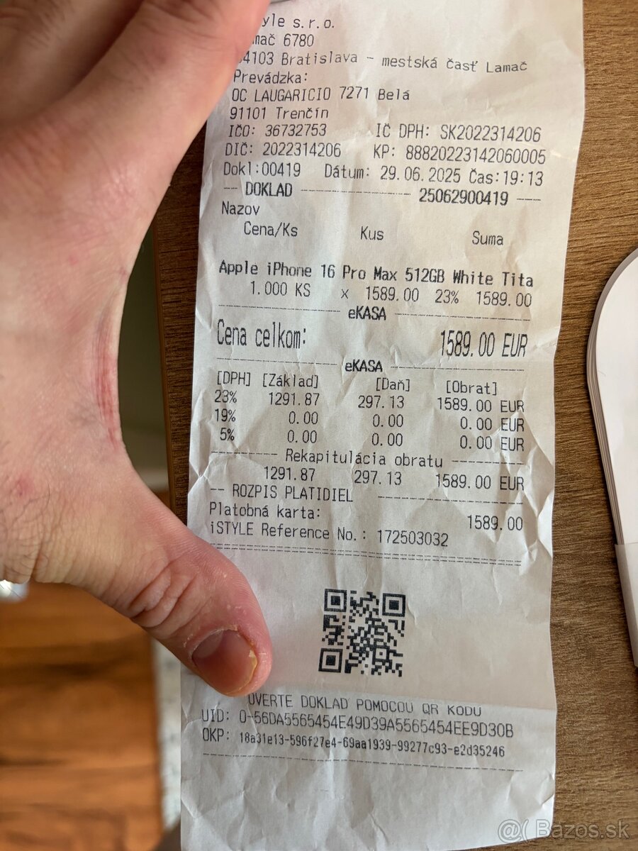 iPhone 16 Pro Max 512gb v záruke do 2027 - 5