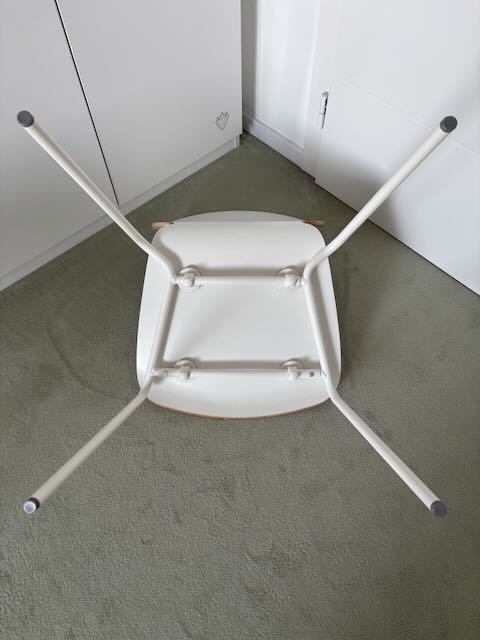 IKEA stolička - biela - 5