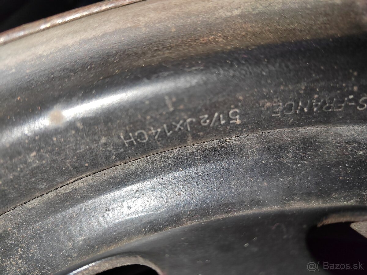 4x100 R14 plechové disky - 5