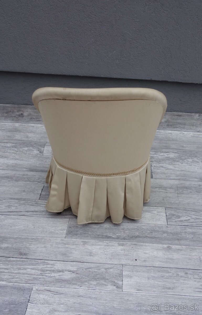 Kreslo koktailové vintage. - 5