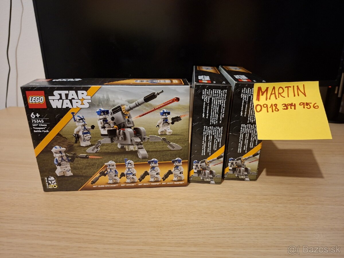 NOVÉ LEGO Starwars 75359,75345 - 5