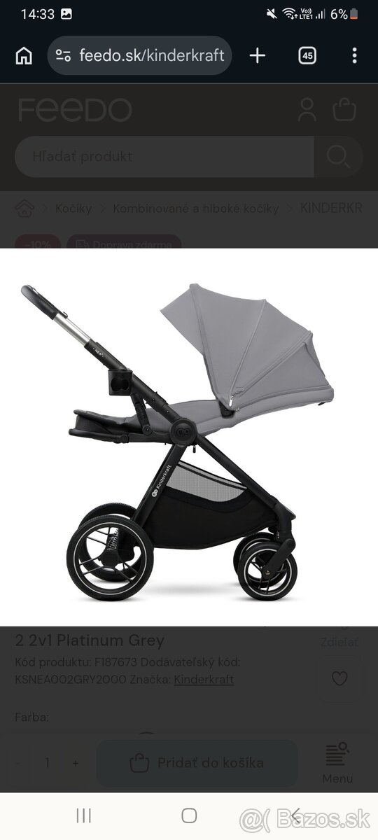 Kočík Kinderkraft Nea - 5