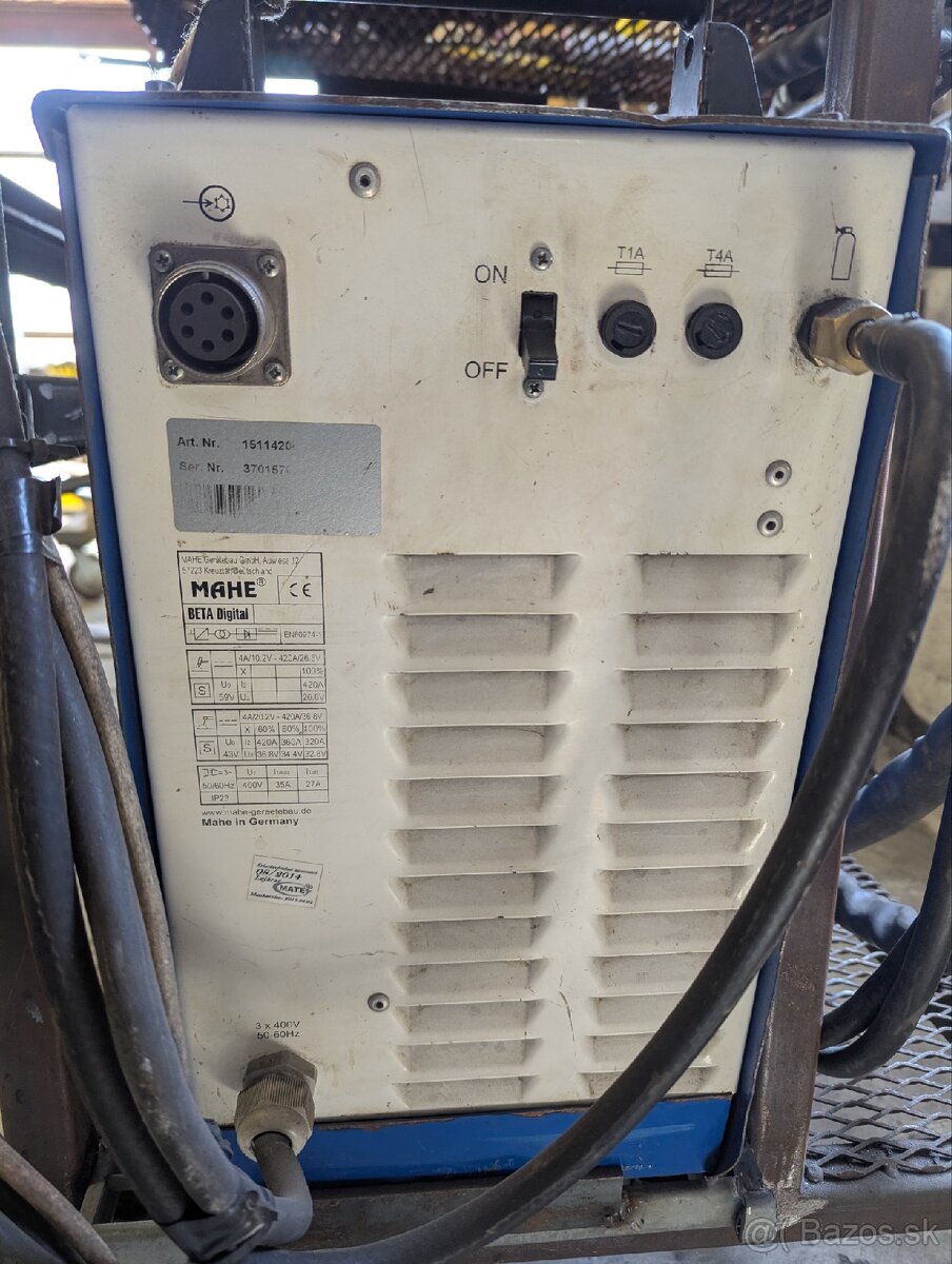 MAHE BETA Digital 420A TIG DC invertor (400V) - 5