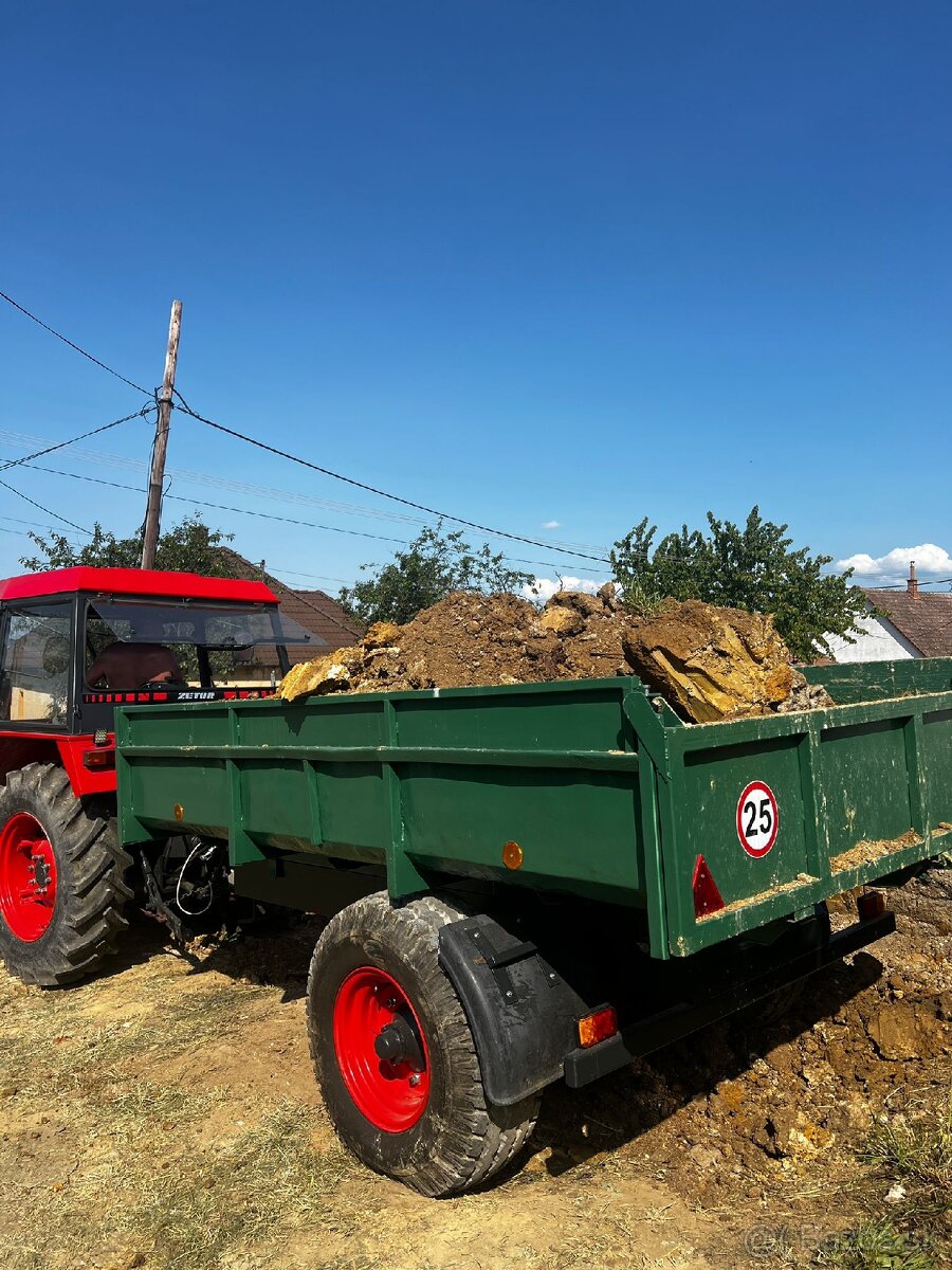 Vyklapacia vlečka za traktor - 5