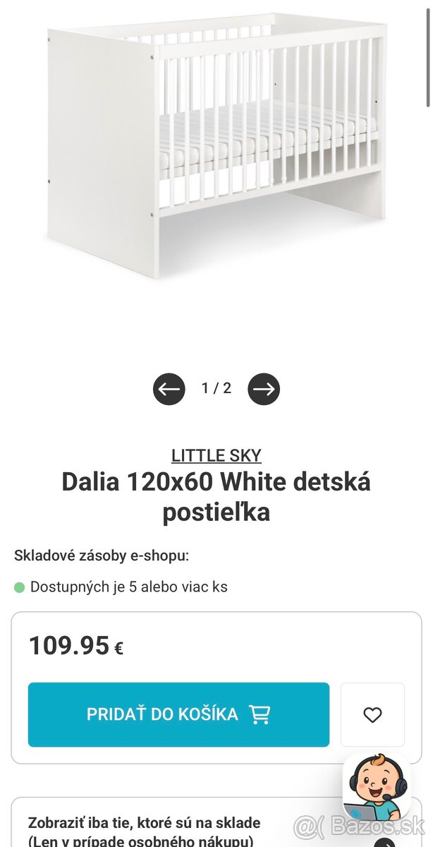 Detská postieľka Little Sky Dalia - 5