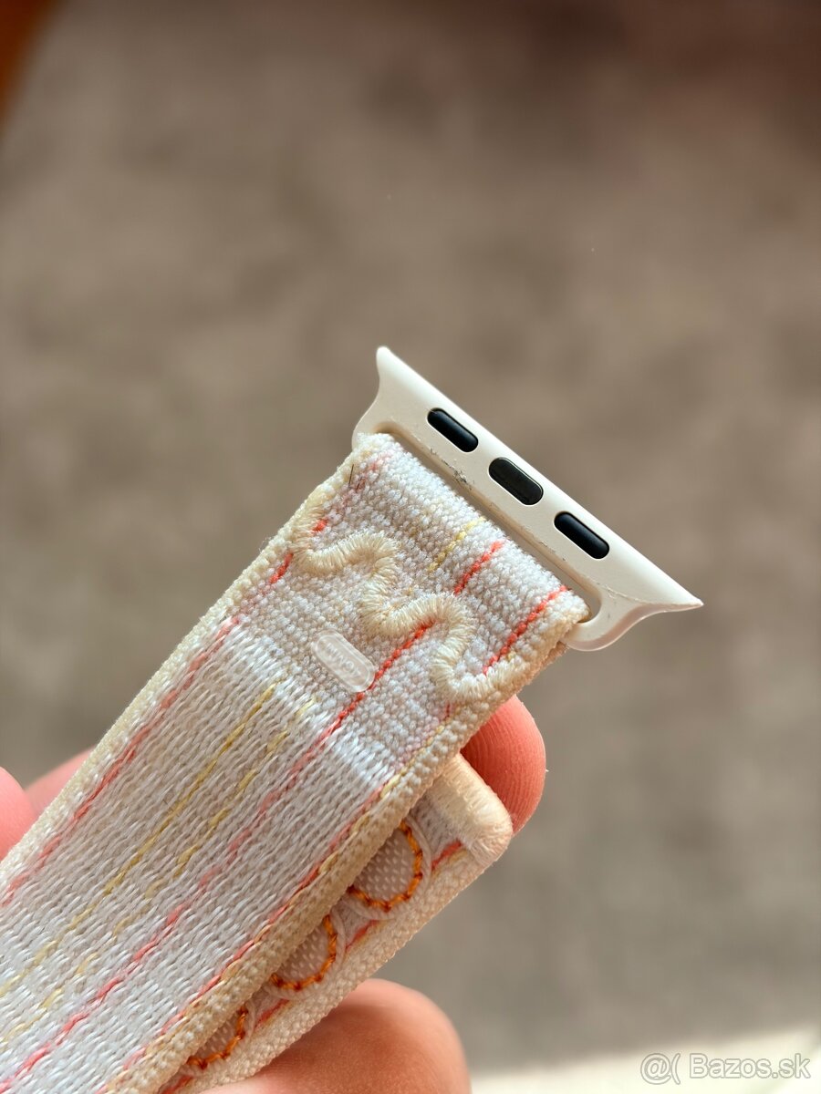 Nike Sport Loop 46mm Starlight/Pink Apple Watch - 5