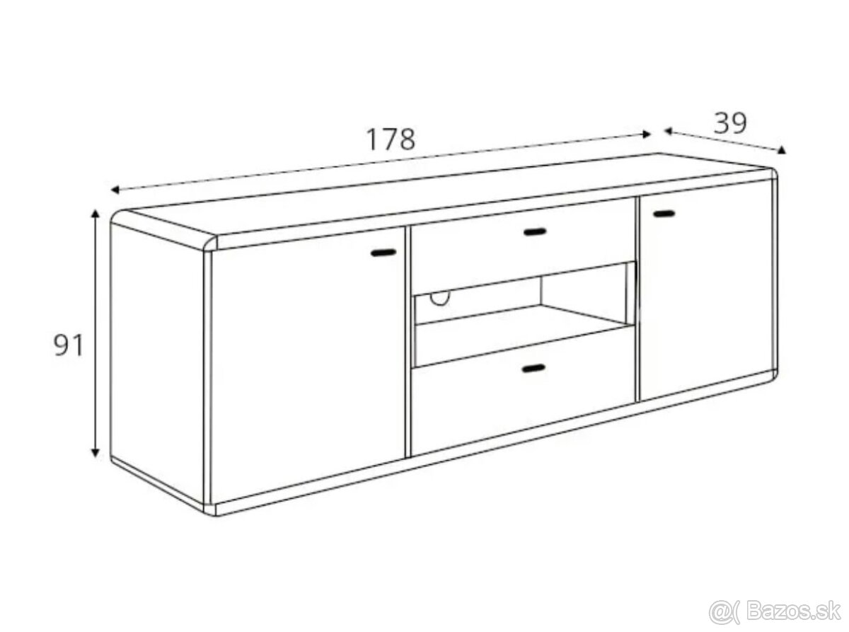 novy stolík pod tv - 5