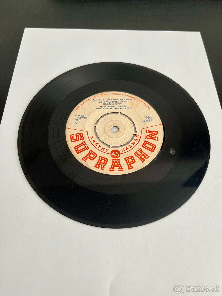 set retro vinylov (7" SP) - Supraphon, 60. roky - 5