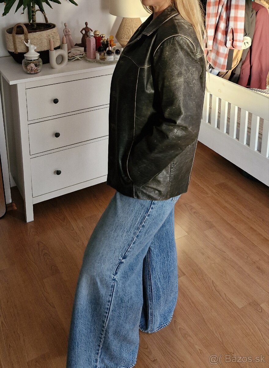 Oversize kožená bunda ARIZONA - 5