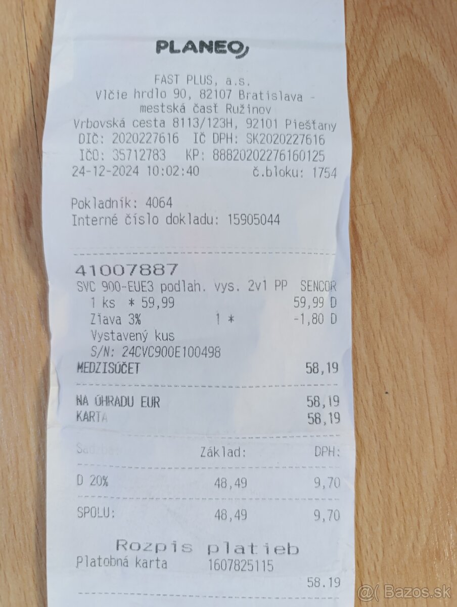 Predám vysávač Sencor v záruke ešte 1 rok - 5