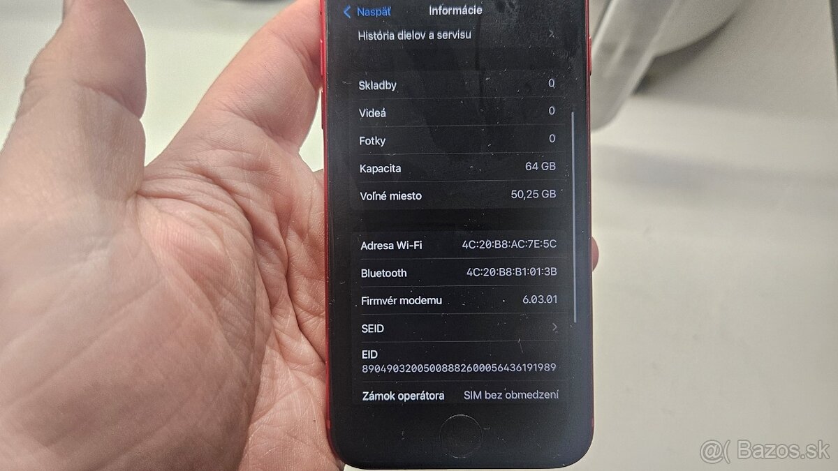 Apple iPhone SE 2020 product RED 64GB - 5