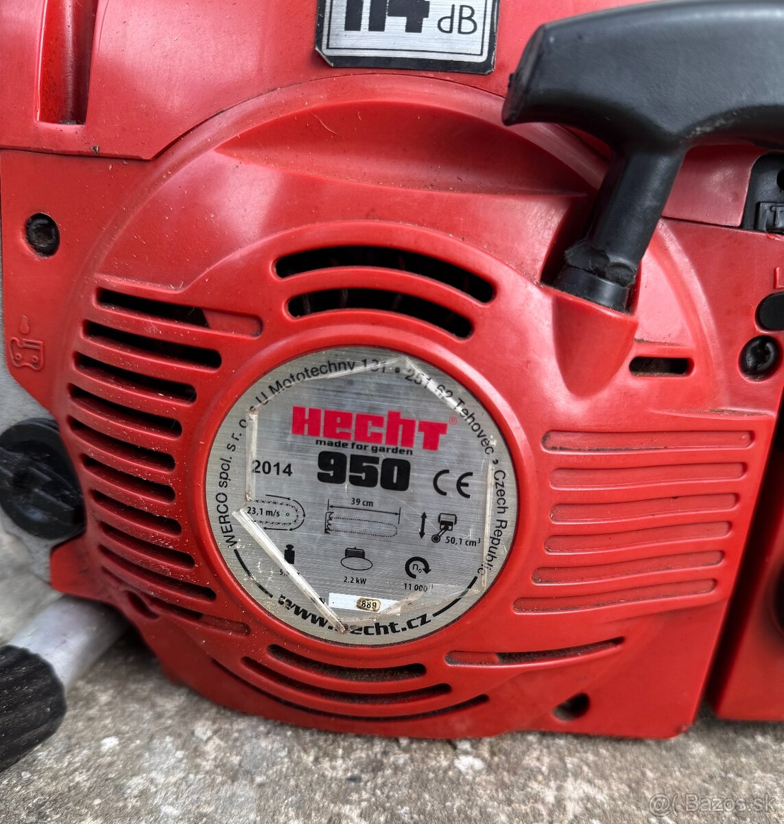 Reťazová benzínová píla Hecht 950 - 5