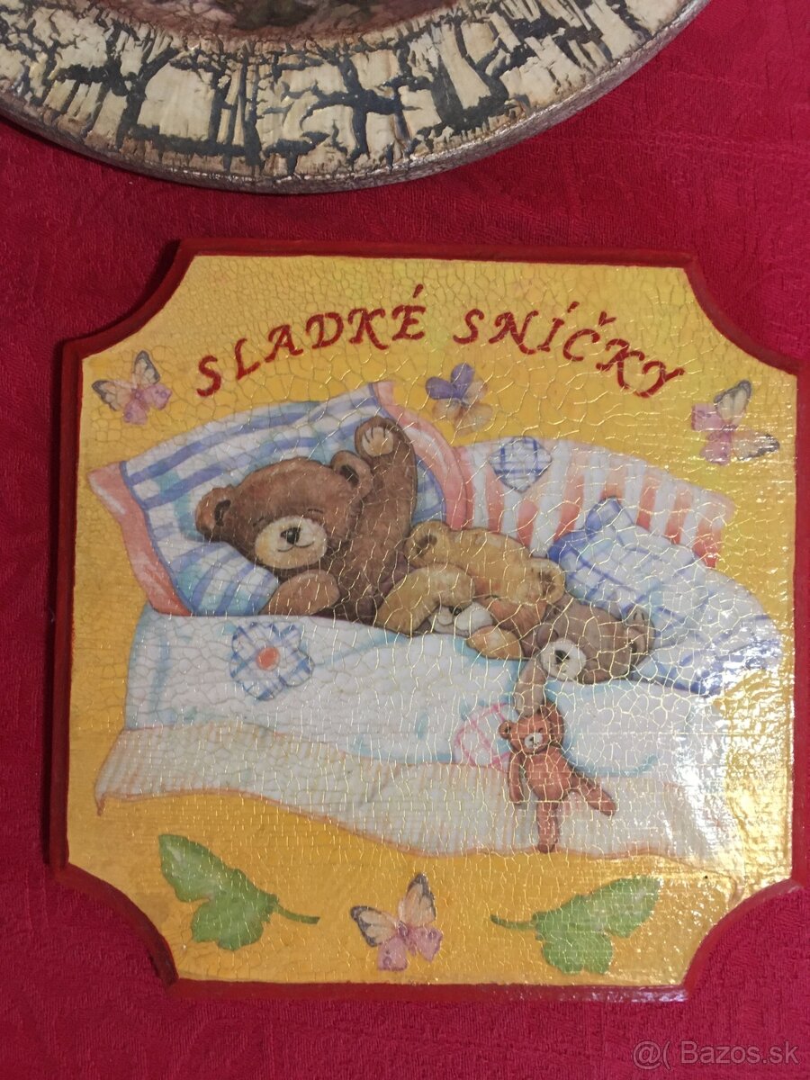 obrázky na dreve zdobené decoupage - 5