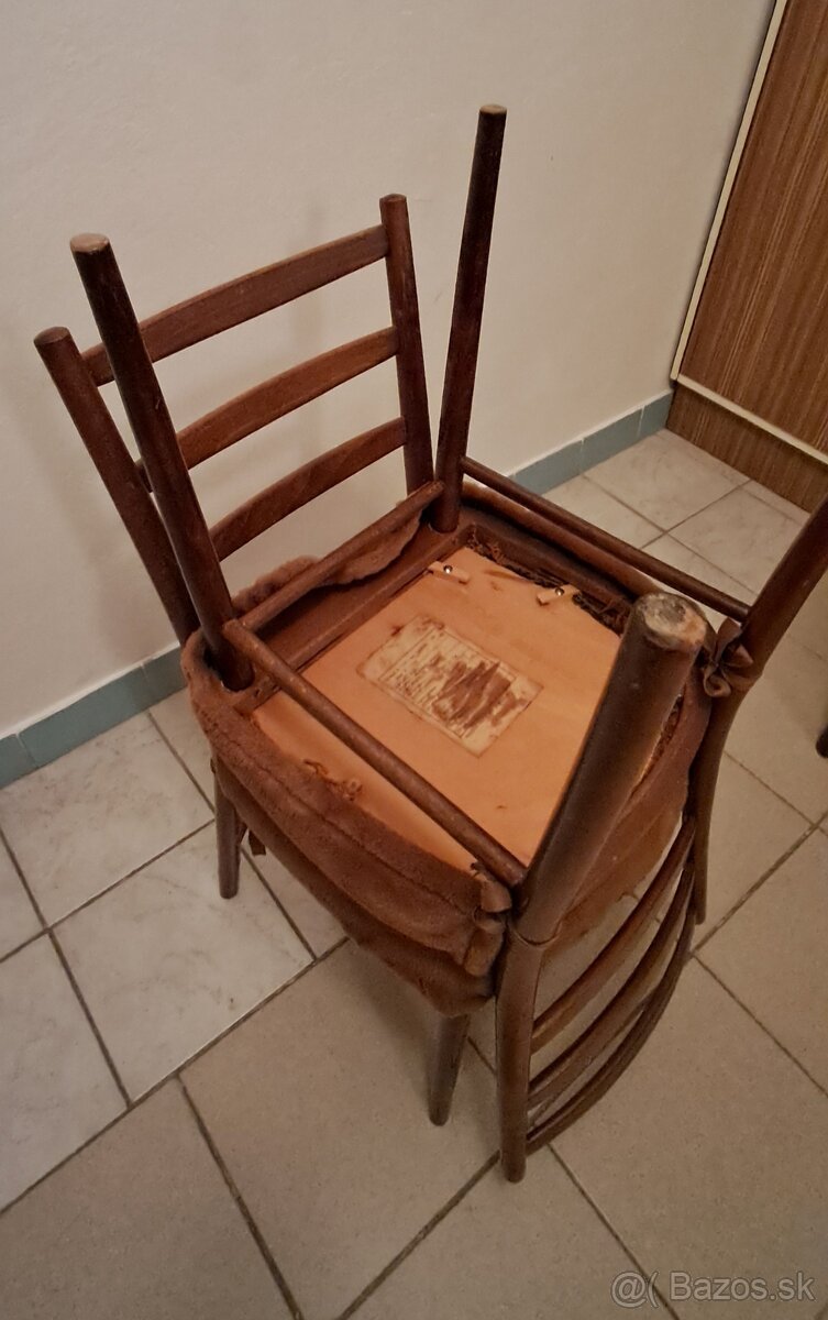 Staré retro stoličky - 5