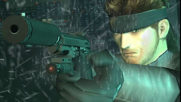 Predám model pištole,laser a tlmič z hry Metal Gear Solid 2 - 5
