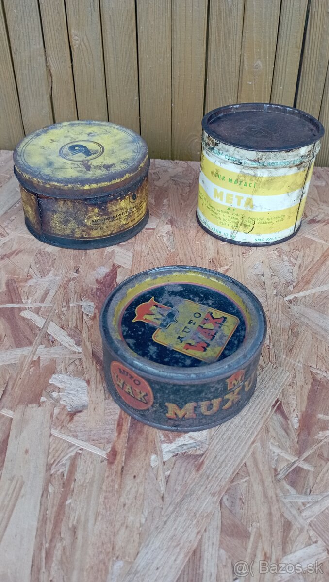 Staré plechovky od oleja... - 5