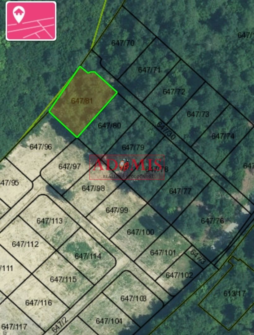 ADOMIS - Predám stavebný pozemok 800m2 Kysak Brezie,na výsta - 5
