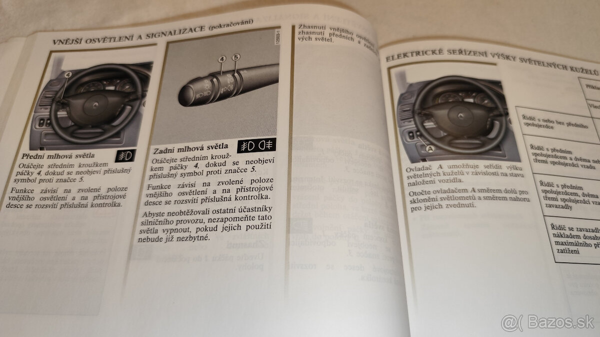 Renault LAGUNA 2 - návod k obsluze – příručka pro uživatele - 5