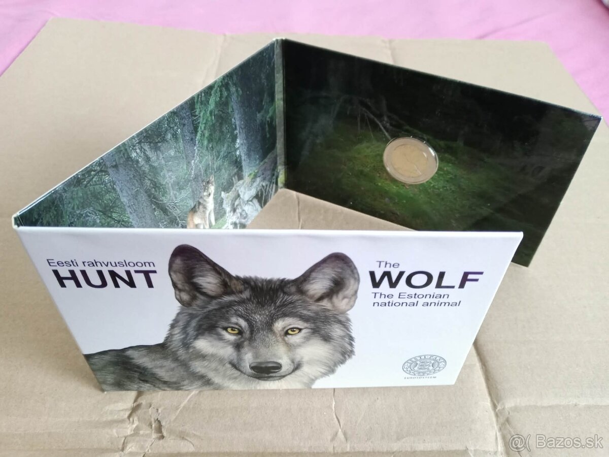 Estónsko - pamätné euromince - coin card - 5