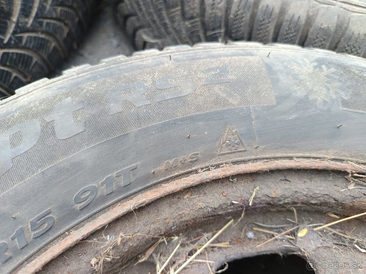 Predám zimné pneumatiky Hankook na diskoch - 5