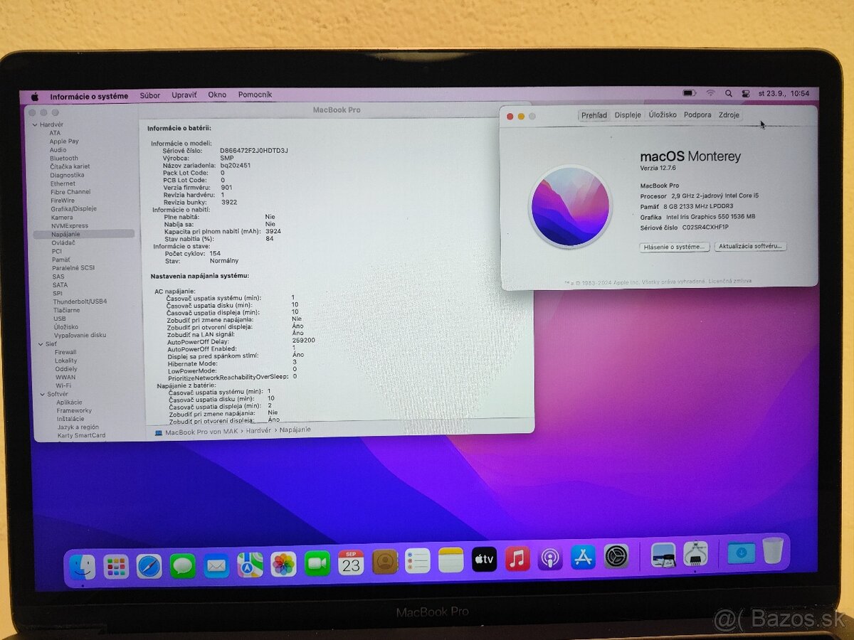 MacBook Pro 13 (2017, A1706) | Intel Core i5 2.3 GHz • 8 GB - 5
