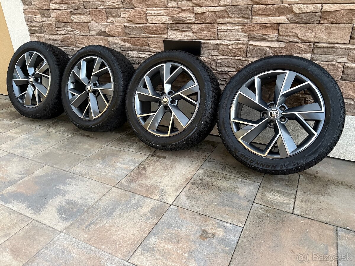 ZIMNÁ SADA SKODA TRIGLAV 5x112 R19 + ZIMNÉ PNEU 235/50 R19 - 5