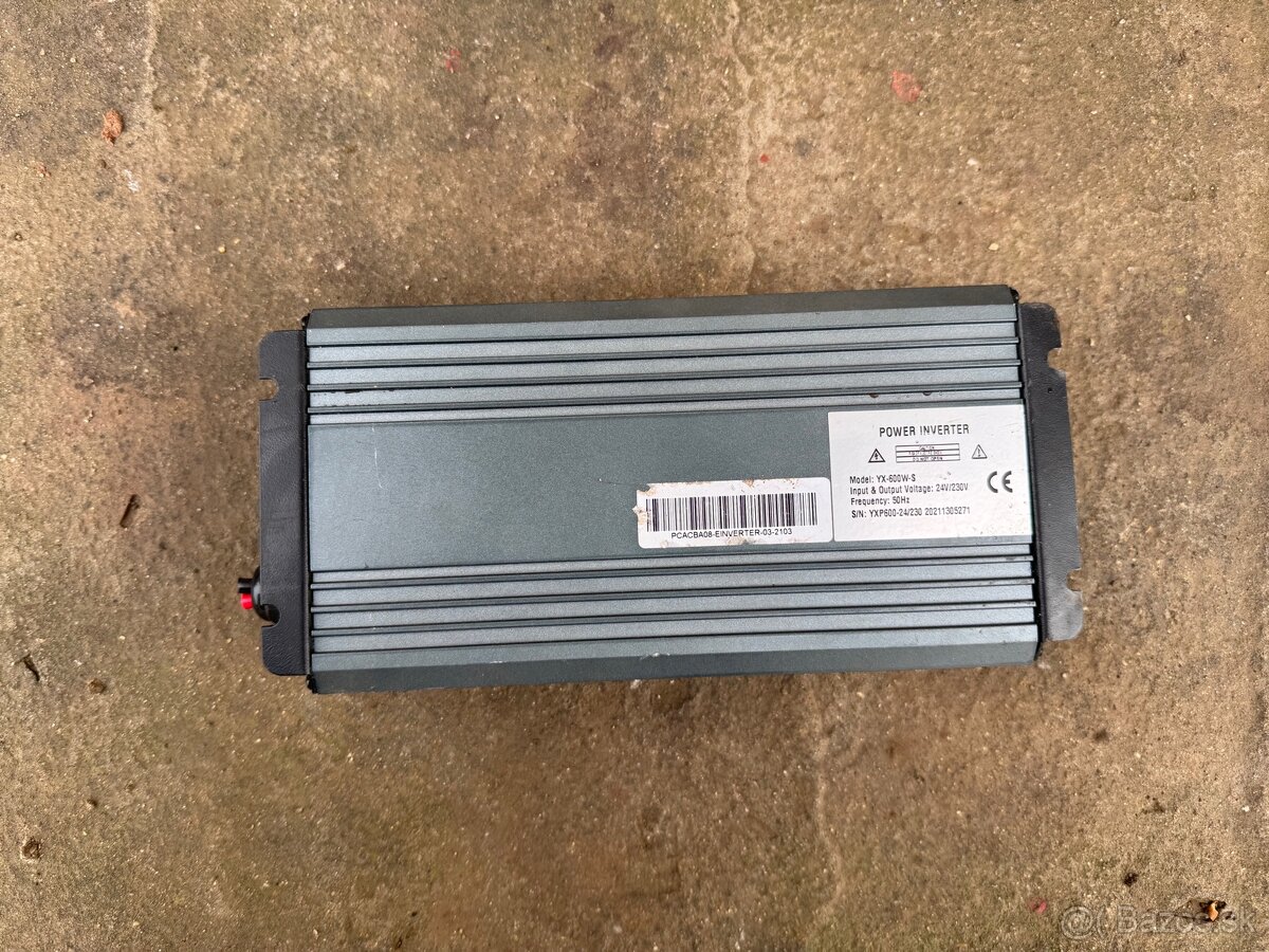 Predam menič napätia 24V na 230V 600Wp - 5