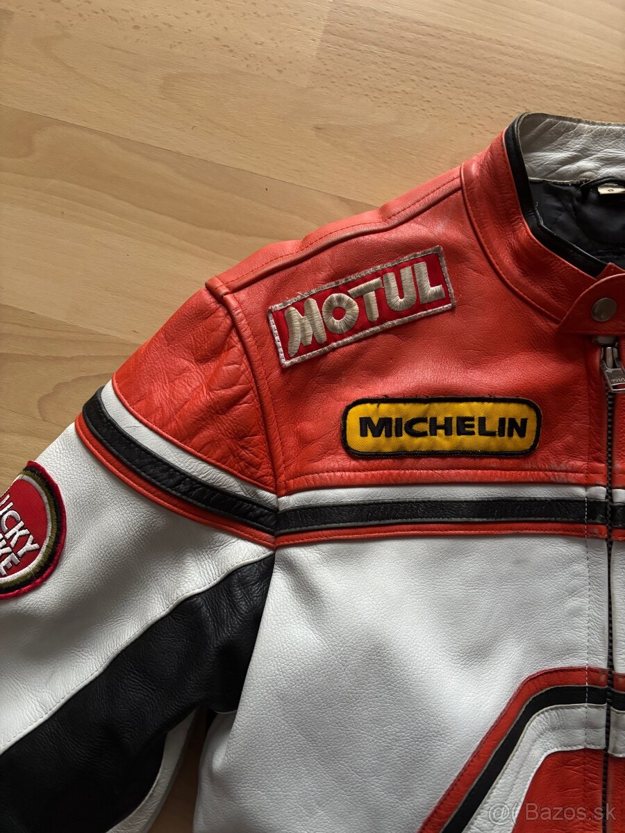 Kožená moto bunda Lucky Strike - 5