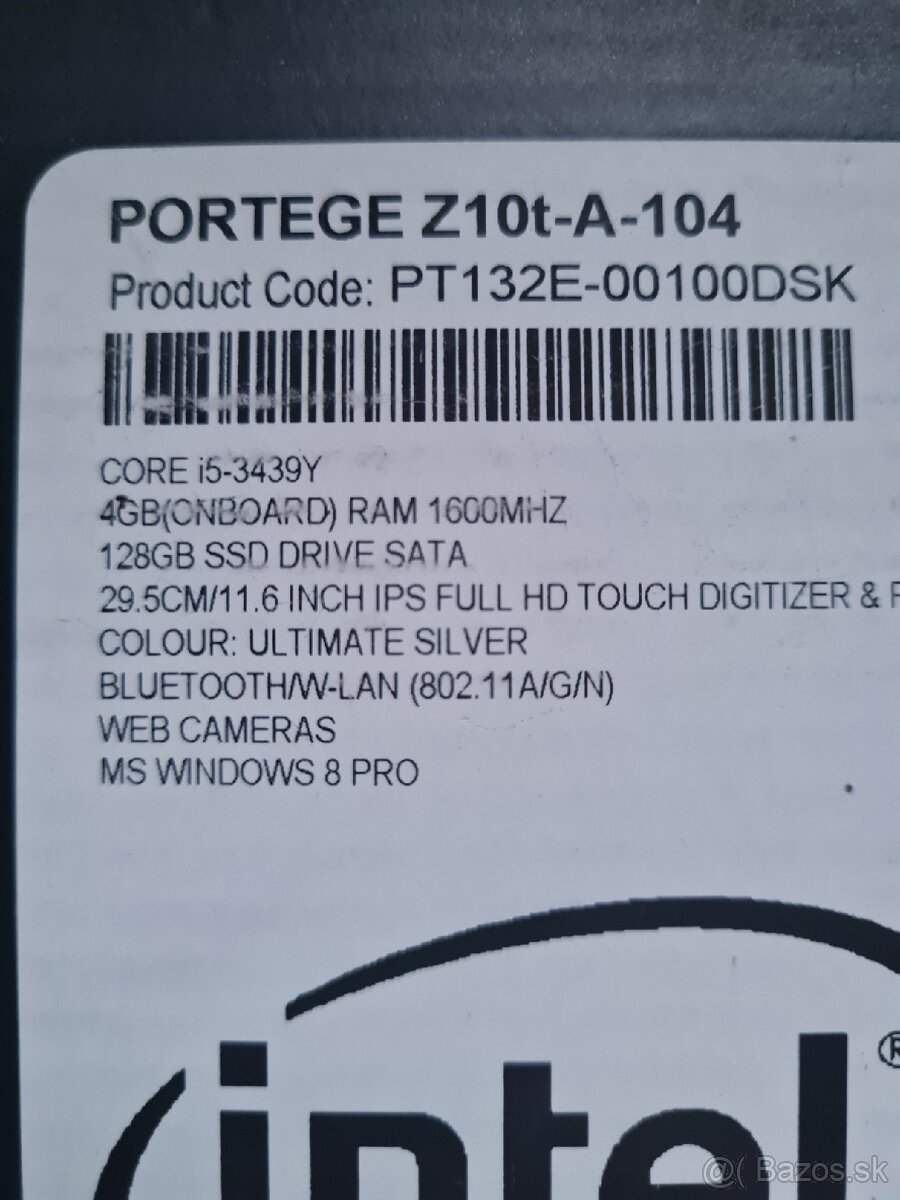PC Toshiba Portege Z10t - 5